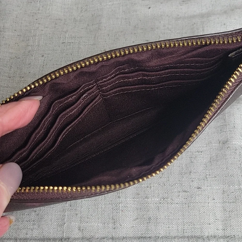 Coach Pink Star Pattern Wristlet - Picture 6 of 9